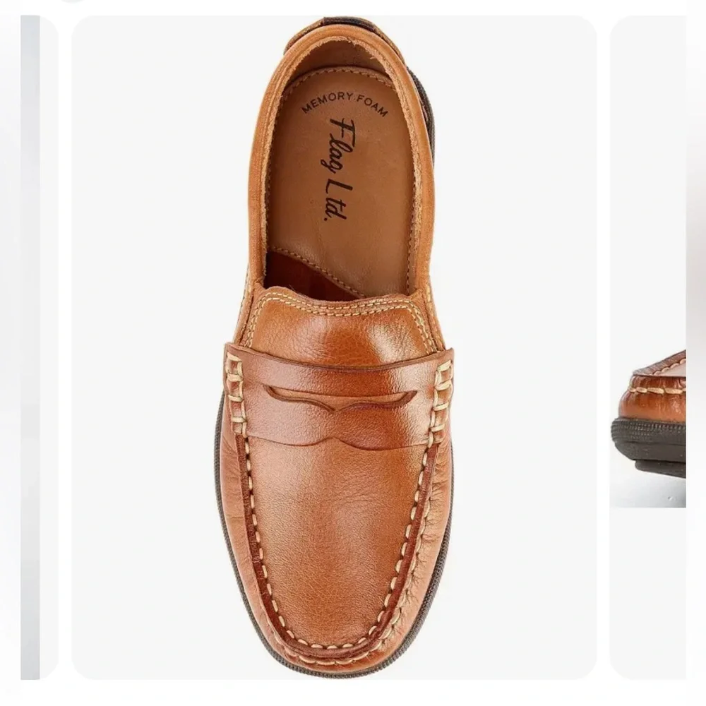 Flag L td. Boys Leather Dress Shoes Size 9M